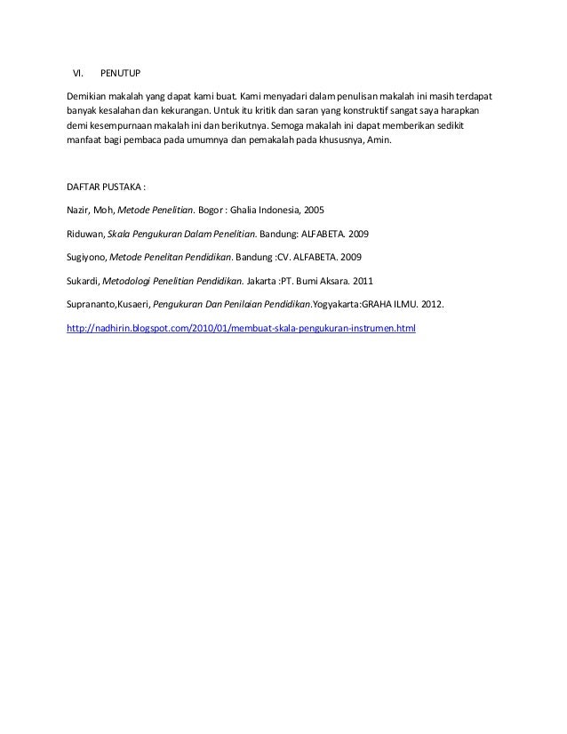 Buku Skala Pengukuran Variabel-variabel Penelitian Riduwan Pdf